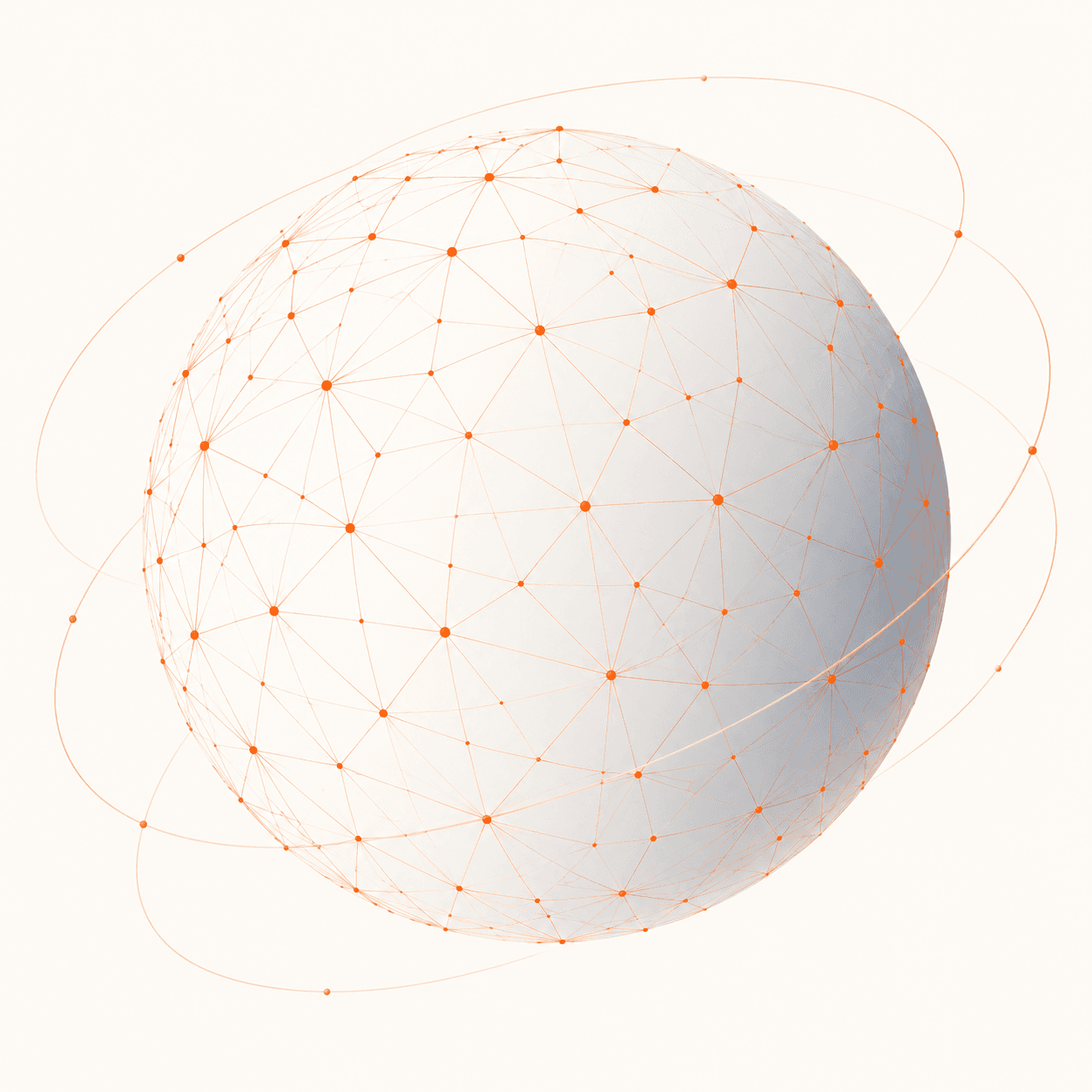 Illustration of a globe representing Qmntra's technology work