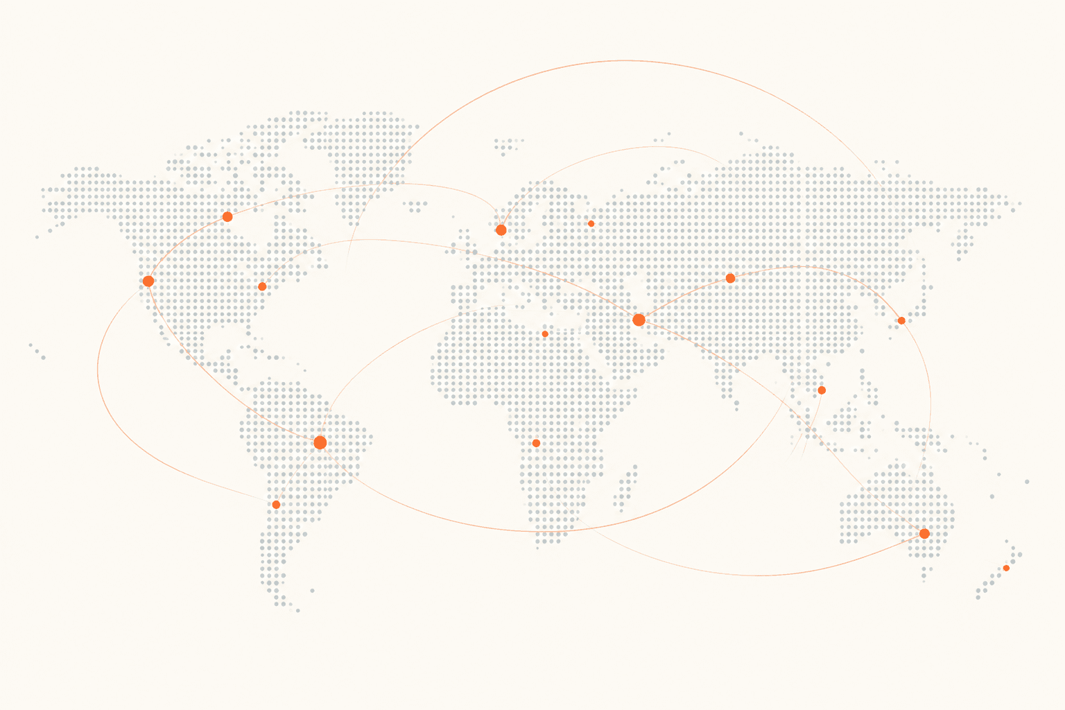Illustrative world map on the KundaliAPI contact page